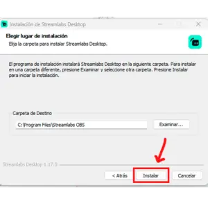ejecutar instalador streamlabs 2 - mundo revuelto
