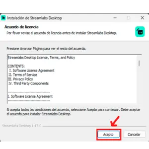 ejecutar instalador streamlabs - mundo revuelto